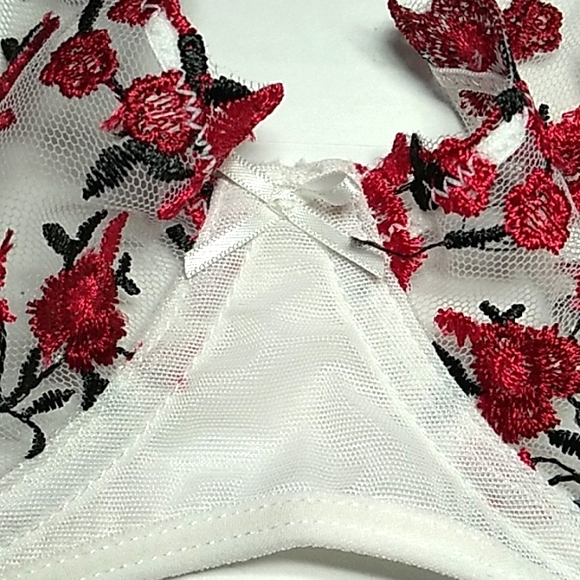 Sexy See Through White Lace Bra compare to Victoria Secret - Picture 4 of 10